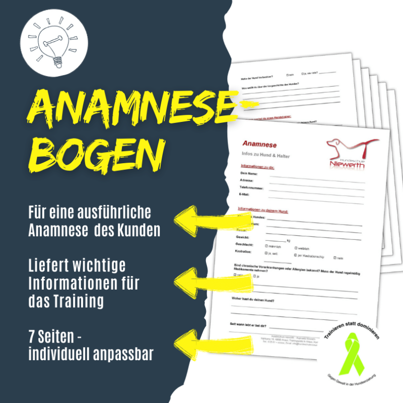 Anamnesebogen Hundeschule