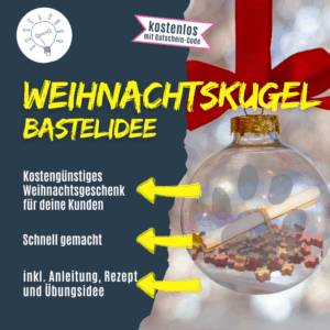Geschenkidee: Befüllbare Weihnachtskugeln
