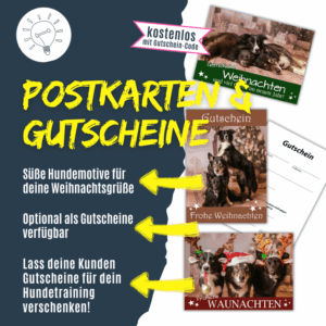 gutscheine für Hundetrainer