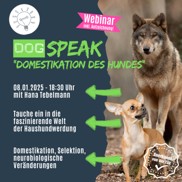 DogsPEAK-Webinar "Domestikation des Hundes"