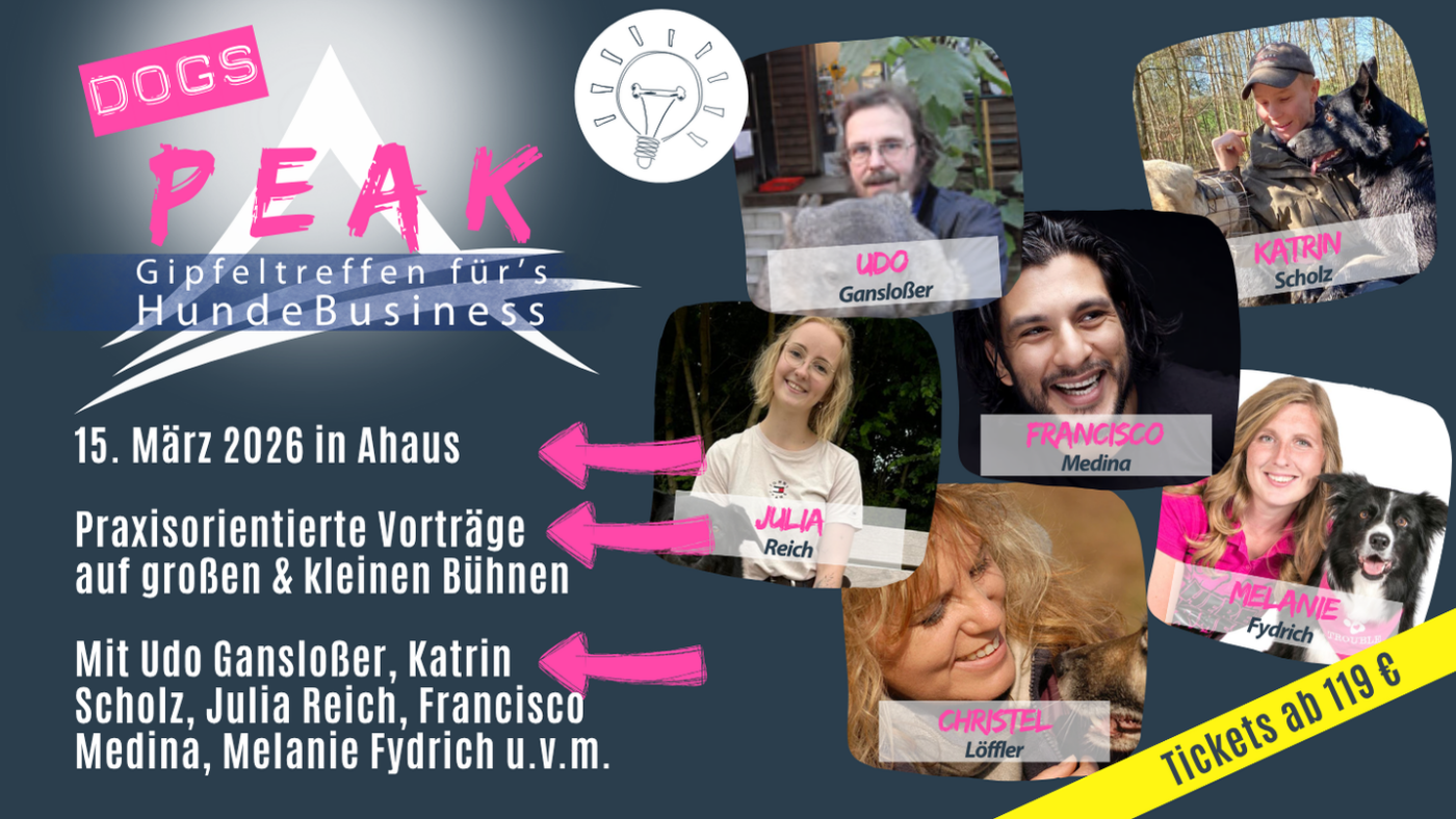 Referenten beim DogsPEAK Gipfeltreffen