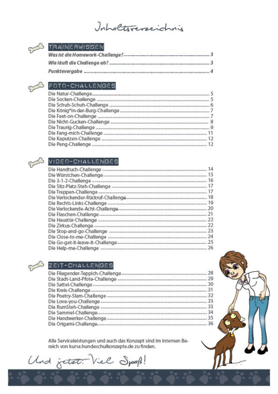 Witzige Übungen für Mensch und Hund
