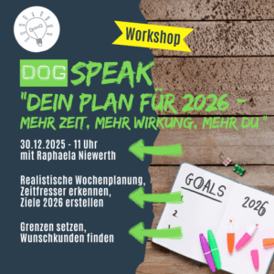 Workshop für Hundetrainer - Dein Plan 2026