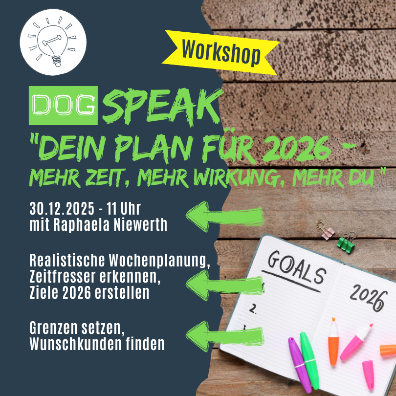 Workshop für Hundetrainer - Dein Plan 2026