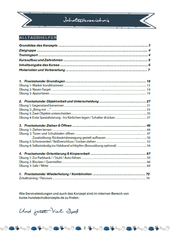 Assistenzaufgaben für Hunde